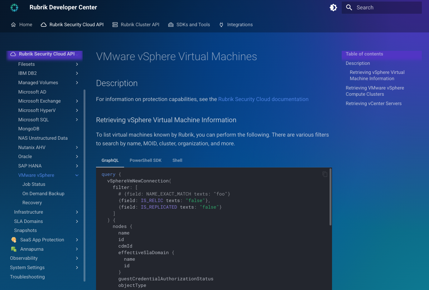 Developer Center