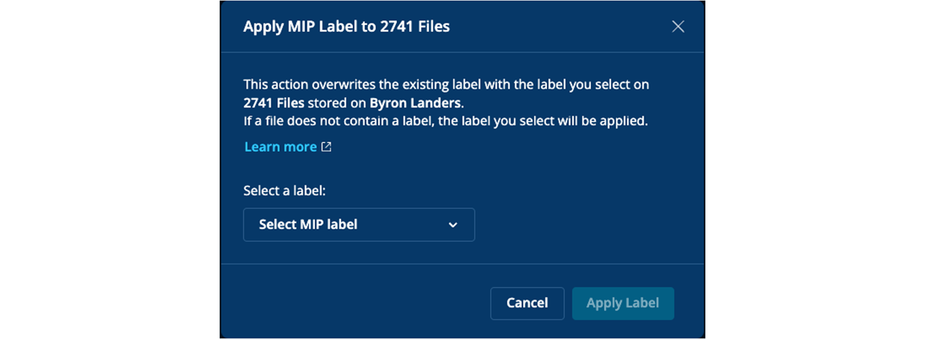 M365 MIP labels