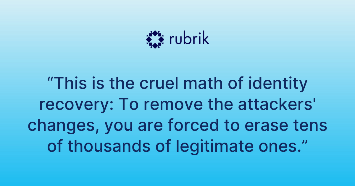 Identity Recovery