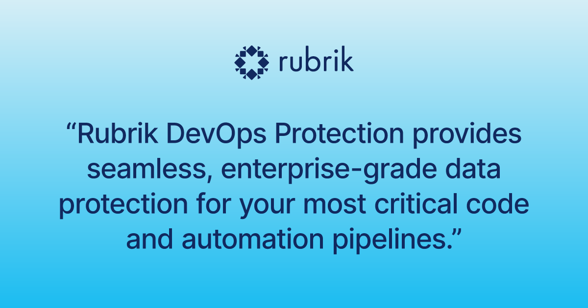 DevOps data protection