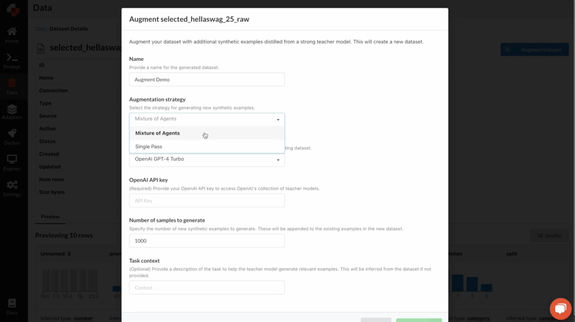 augmentation strategy
