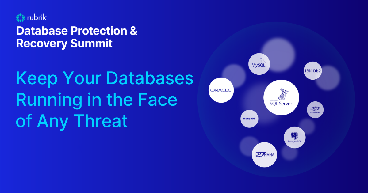 Protect and recover your databases | Rubrik