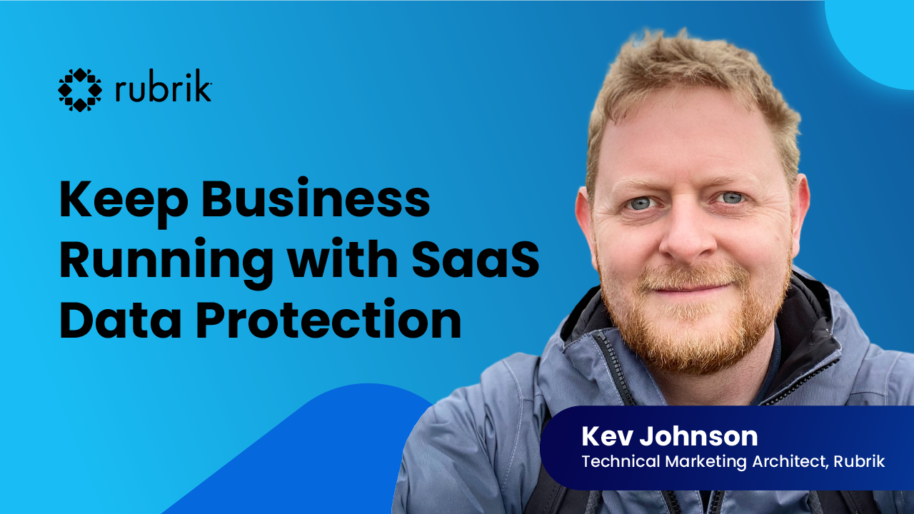 SaaSアプリケーションのデータセキュリティと復元性