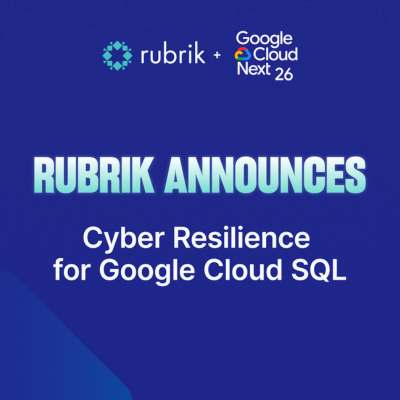 Rubrik Cyber Resilience for Google Cloud SQL