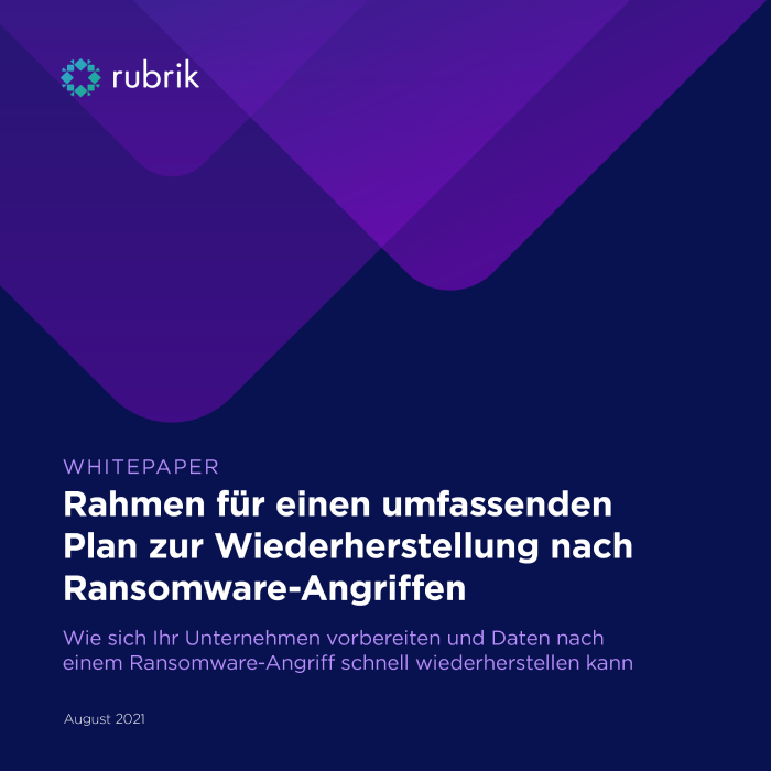 Framework for a Comprehensive Ransomware Recovery Plan