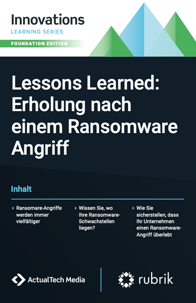 Lessons learned recovering from ransomware