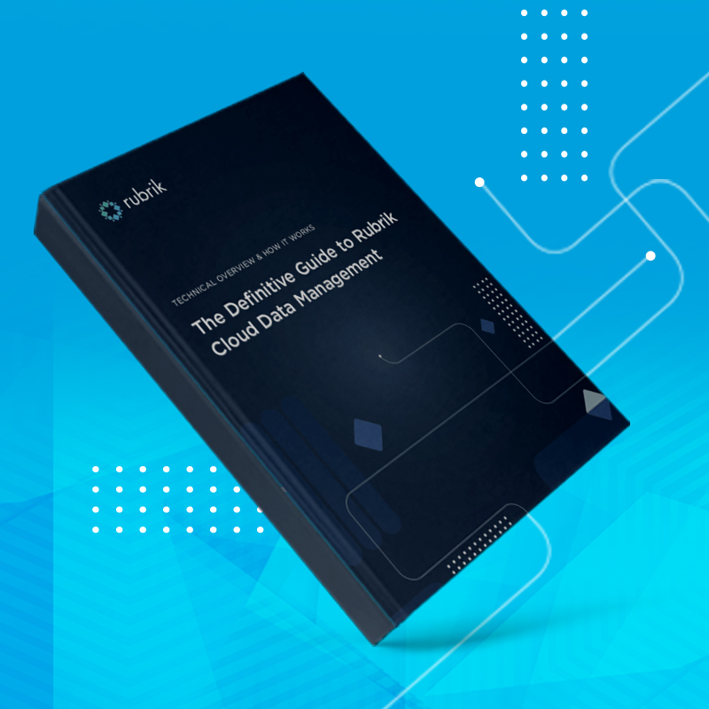 Definitive Guide to Rubrik Cloud Data Management Cover