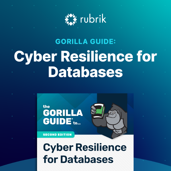 Gorilla Guide: Cyber Resilience for Databases