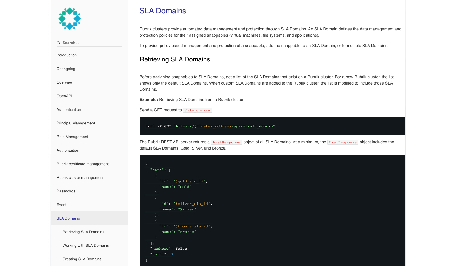 Documentation des API