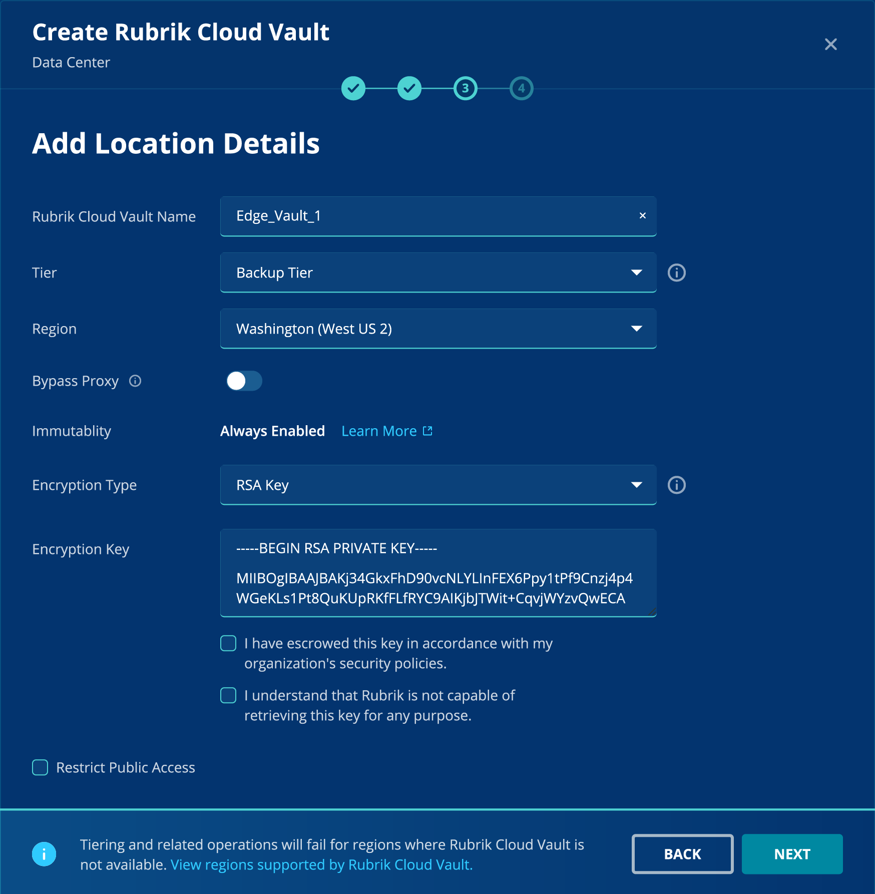 Add archival location
