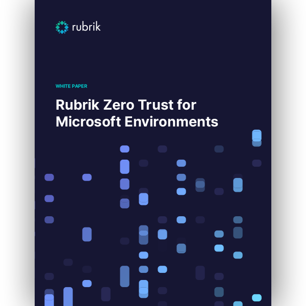 Rubrik Cloud Vault and Zero Trust for Microsoft Environments
