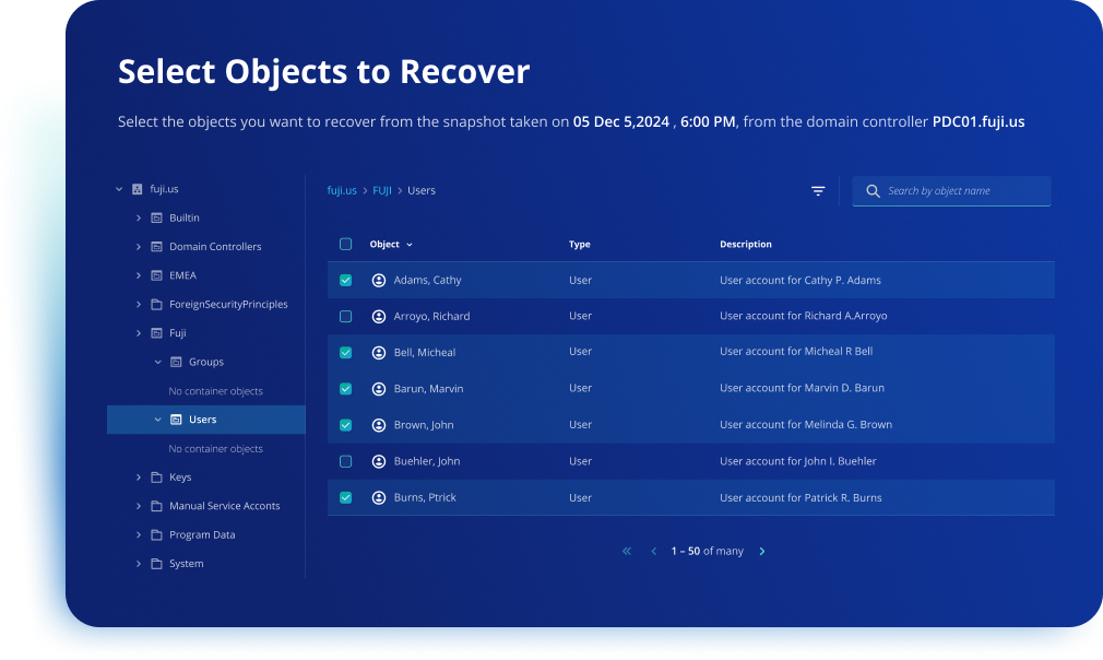 Object Recovery