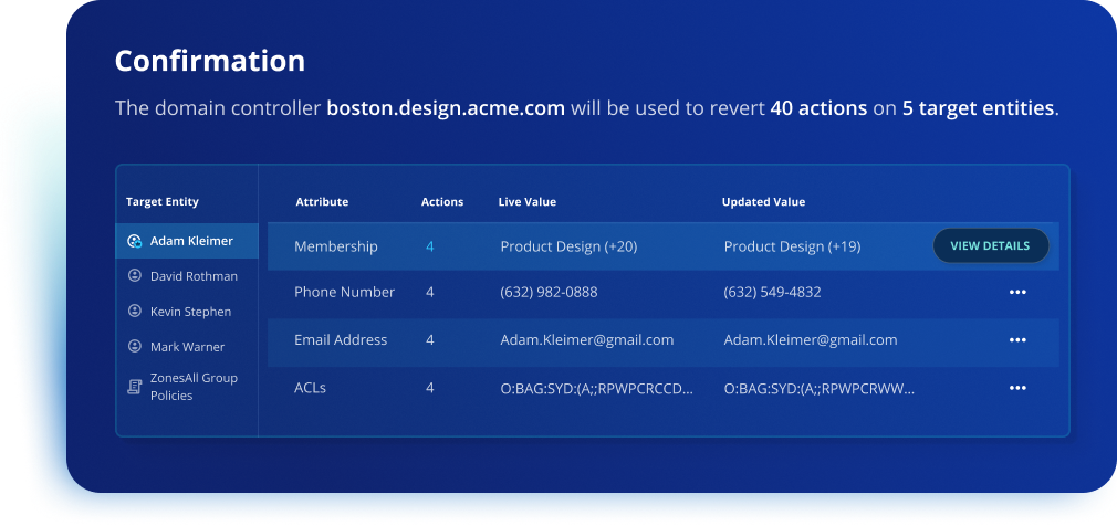 Deploy surgical rollbacks