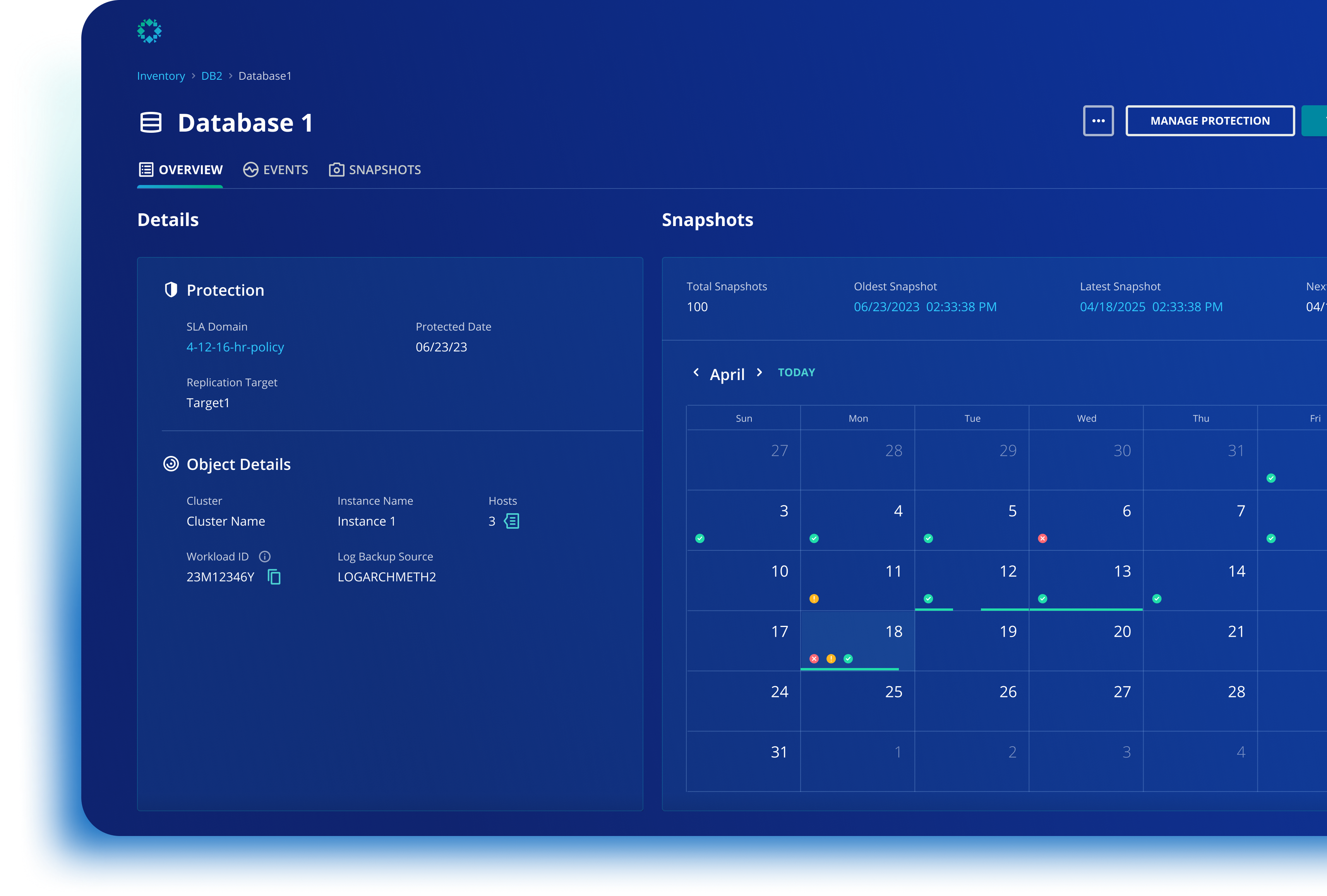 db2 data protection