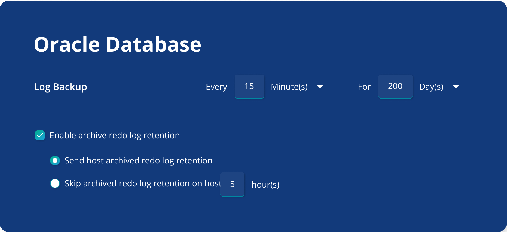 Oracle database