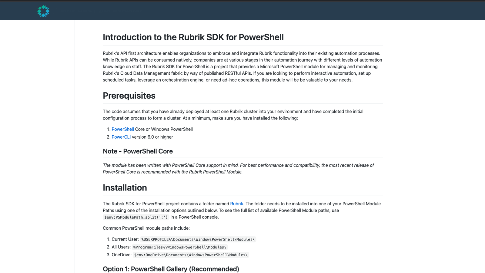 API Quick Start Guides